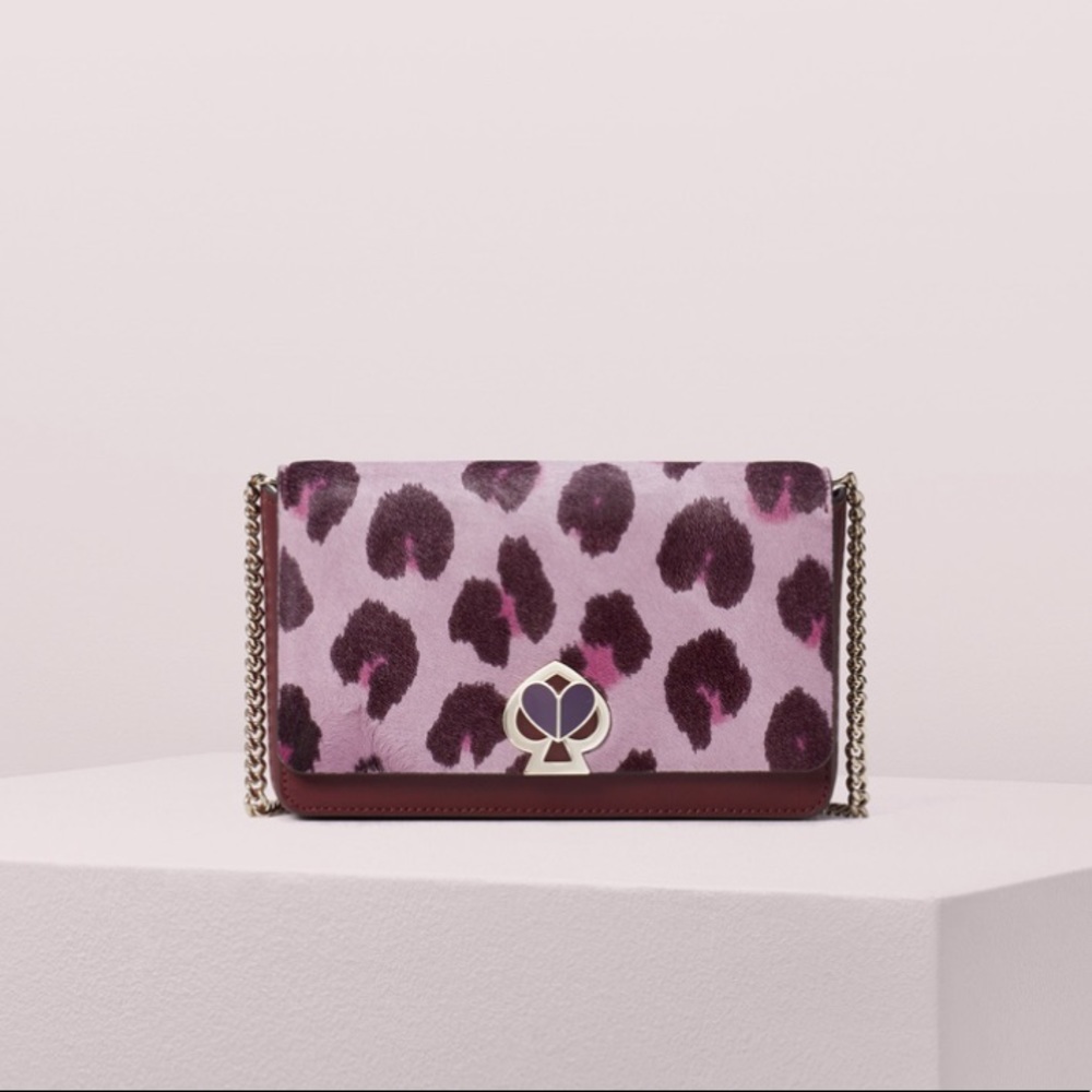 nicola haircalf twistlock chain purse